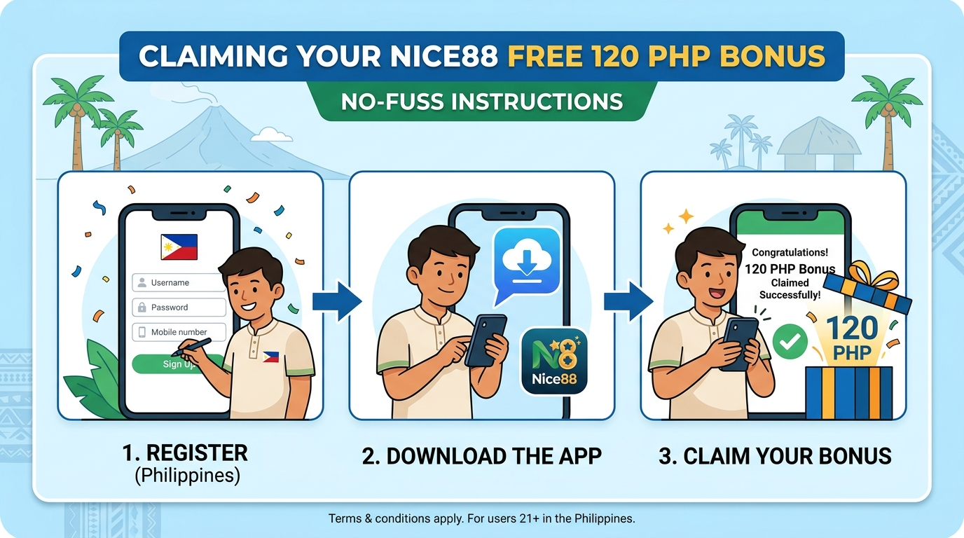 Claiming Your Nice88 Free 120 PHP Bonus: No-Fuss Instructions
