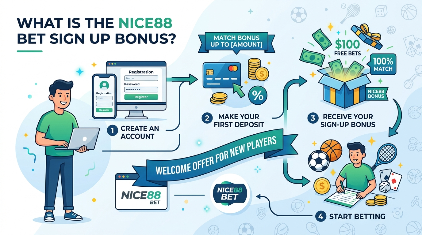 What is the Nice88 Bet Sign Up Bonus?